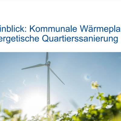 Vortrag Quartierssanierung und Wärmeplanung Vortrag Quartierssanierung und Wärmeplanung
