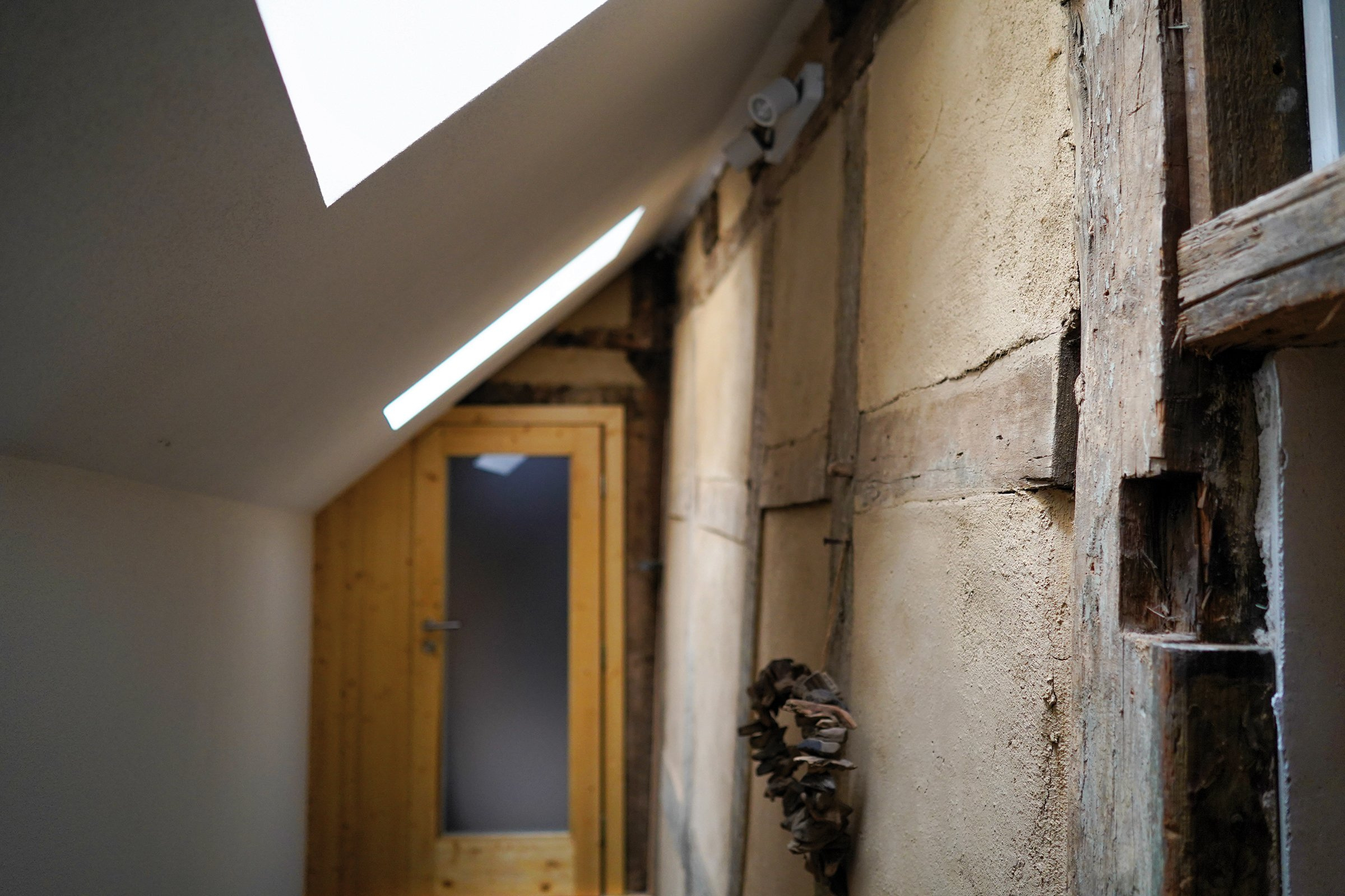 Innennansicht des modernisierten Fachwerkhauses der Familie Werner.