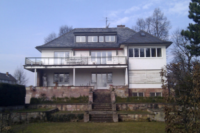 Die Villa Kirchhoff in Fulda vor der Restaurierung.