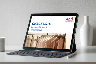 Checkliste Energiesparen im Einzelhandel