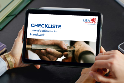 Checkliste Energiesparen im Handwerk