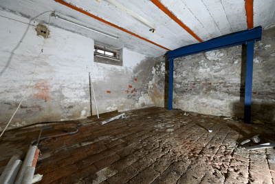 Ungedämmte Kellerdecke