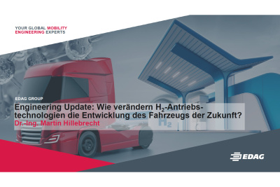Vortrag Dr.-Ing. Martin Hillebrecht (EDAG GROUP): Engineering Update: Wie verändern H2-Antriebstechnologien die Entwicklung des Fahrzeugs der Zukunft?