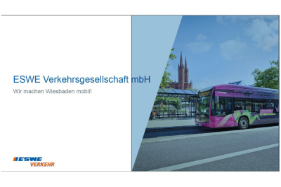 Vortrag Reinholf Sturny (ESWE Verkehrsgesellschaft mbH): Wir machen Wiesbaden mobil!