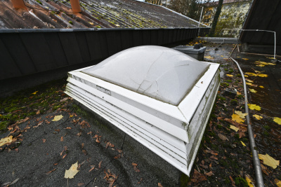 Lichtschacht auf einem Dach