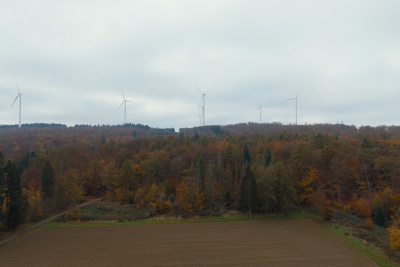 Windpark Heidenrod aus der Nähe