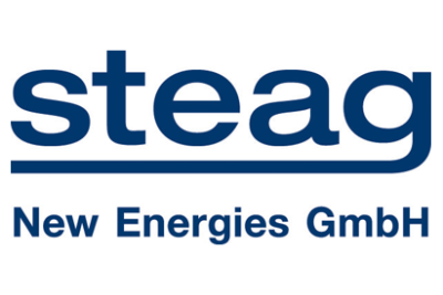 Logo STEAG New Energies GmbH, St. Johanner Straße 101–105, 66115 Saarbrücken, www.steag-newenergies.com.