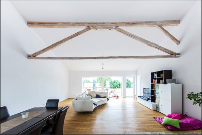 Modernes Dachgeschoss nach Passivhaus-Standard saniert