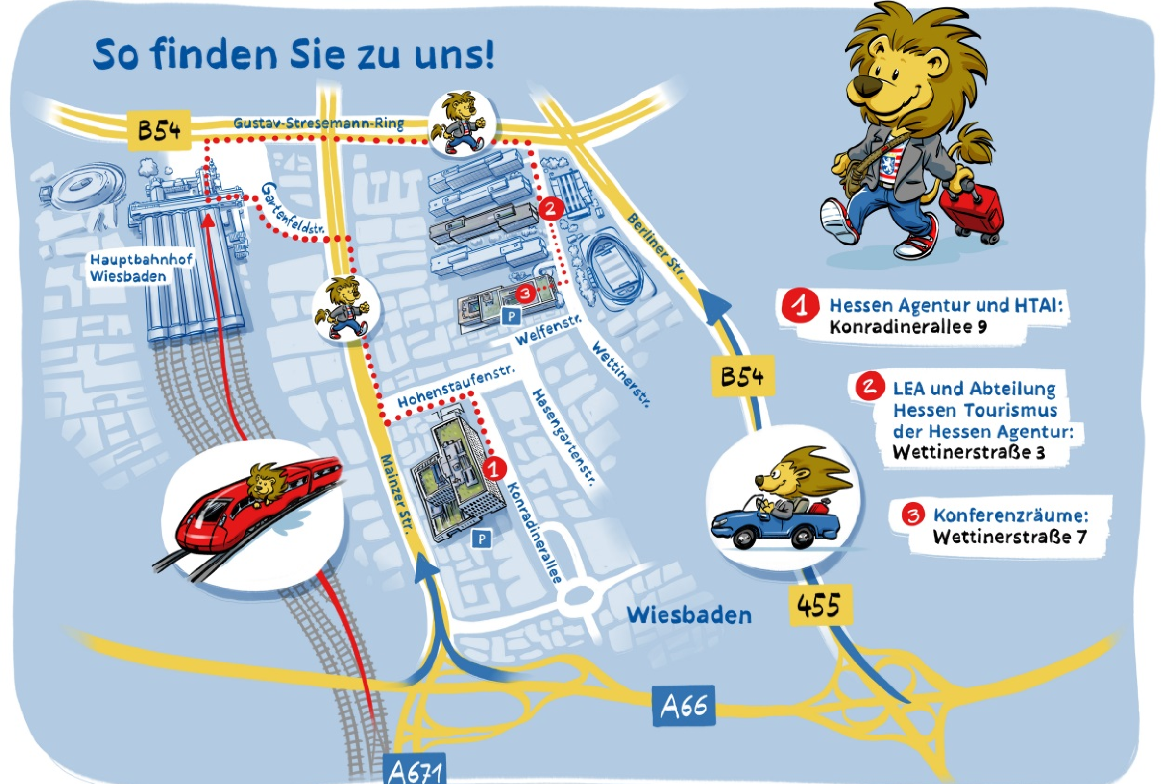 Anfahrtsplan LEA Anfahrtsplan