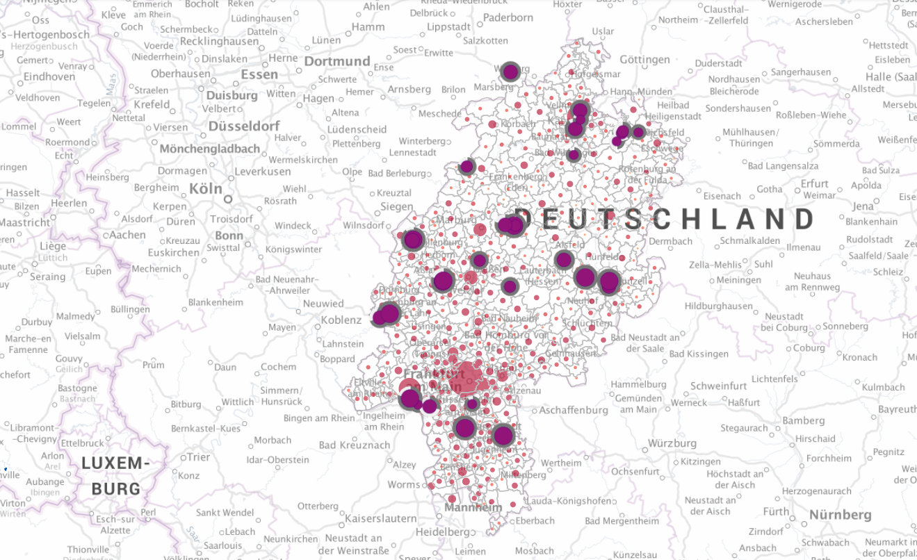 Kommunale Wärmeplanung Wärmeatlas Hessen