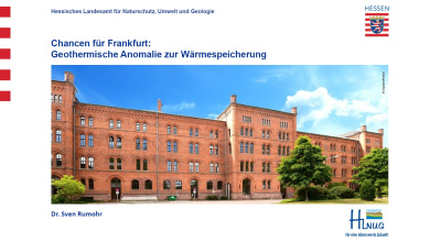 Geothermieforum 2021 Präsentation Prof. Dr. Sven Rumohr Geothermieforum 2021 Präsentation Prof. Dr. Sven Rumohr
