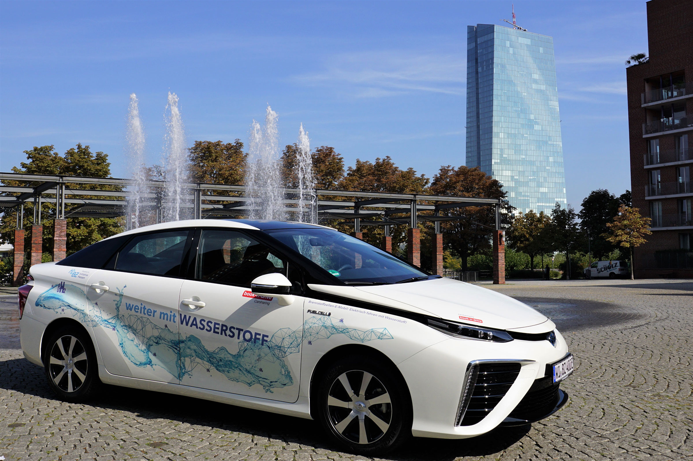Wasserstoff: Toyota Mirai in Frankfurt Wasserstoff: Toyota Mirai in Frankfurt